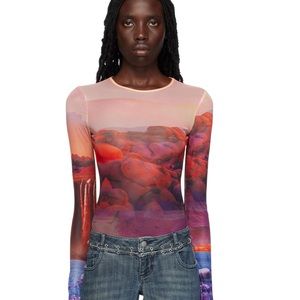 Medium Miaou Mesh Top